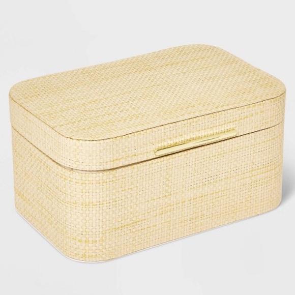 A NEW DAY NWT woven jewelry organizer w/ removable tray - Picture 2 of 5